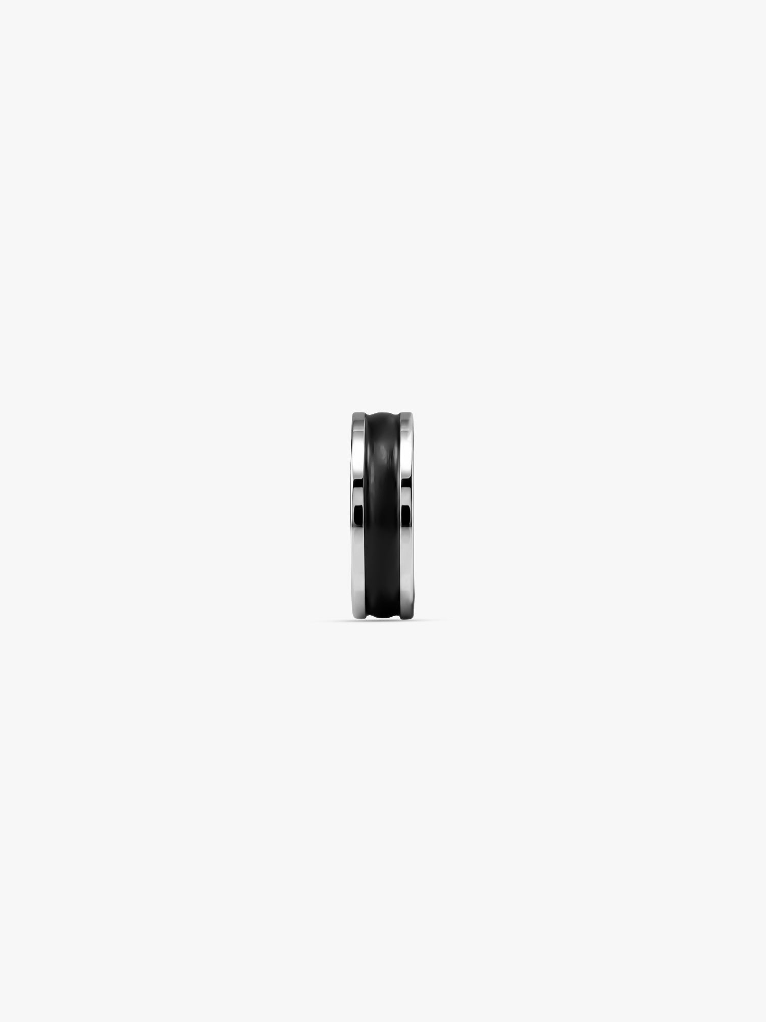 OnnMe by GIVA Stand Out Rhodium Plated Hoop For Men