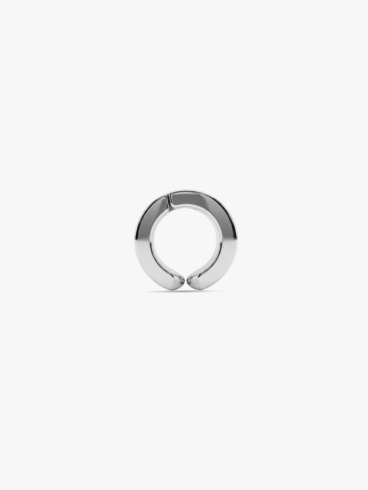 OnnMe by GIVA Stand Out Rhodium Plated Hoop For Men