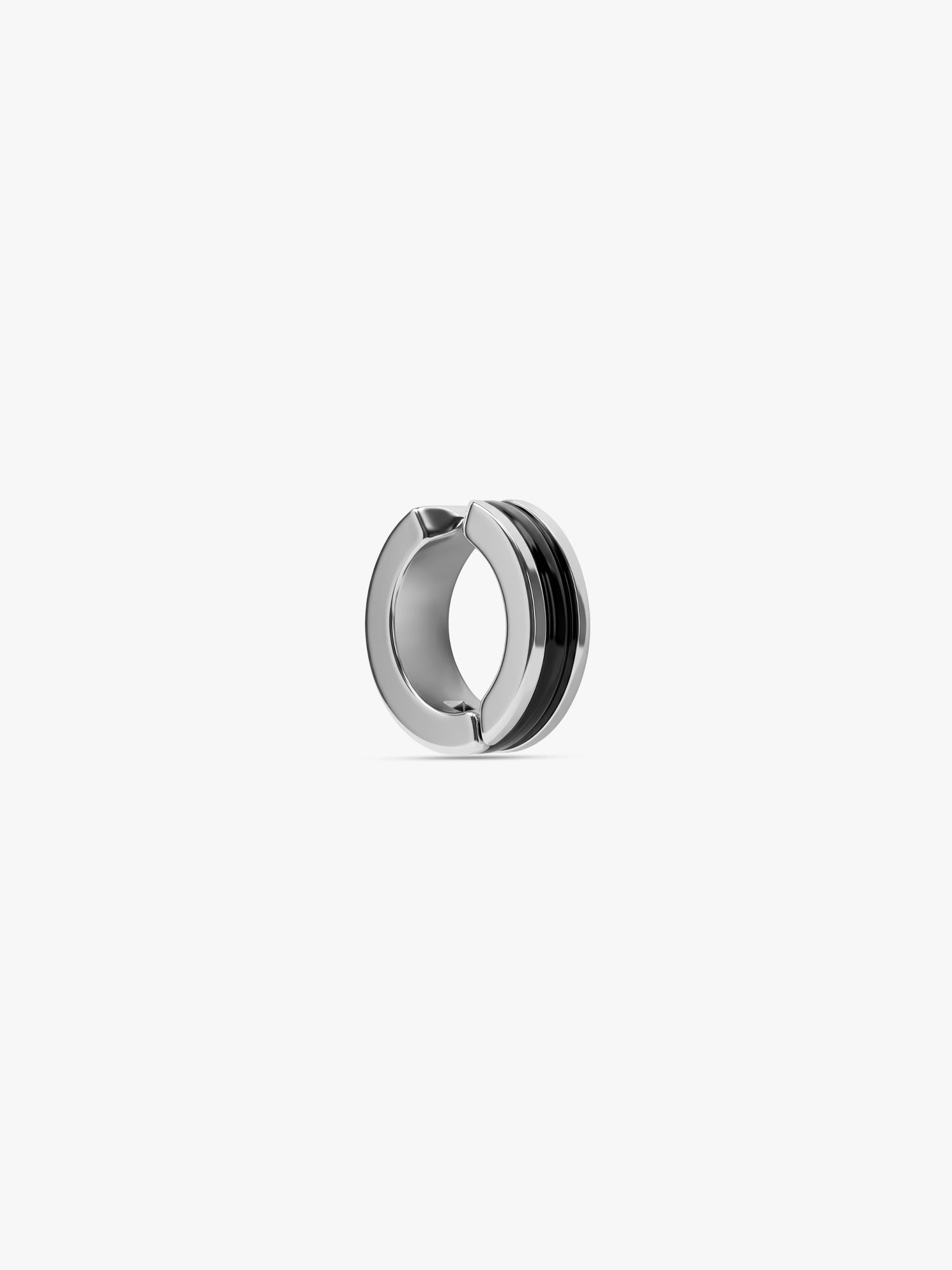 OnnMe by GIVA Stand Out Rhodium Plated Hoop For Men