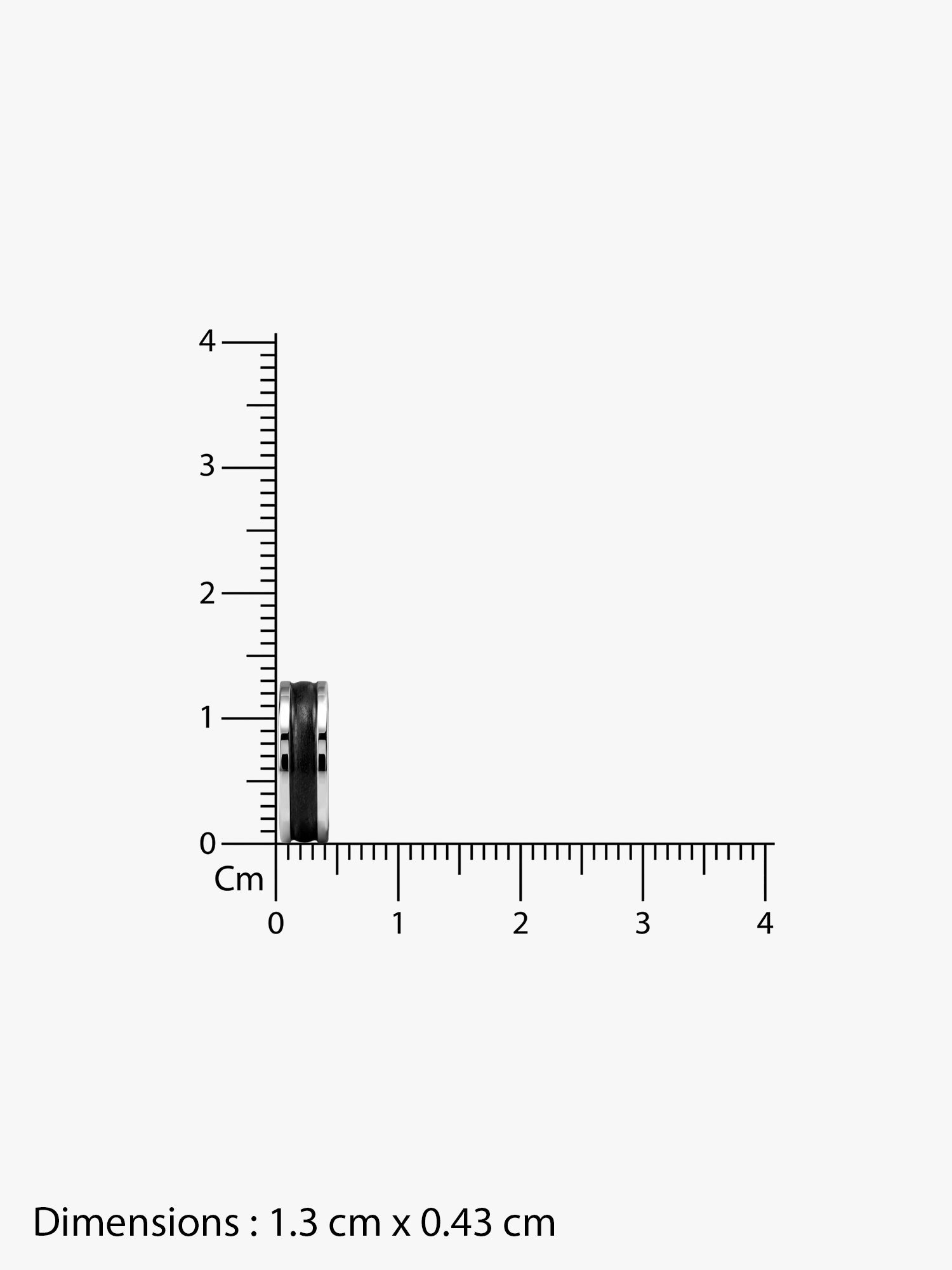 OnnMe by GIVA Stand Out Rhodium Plated Hoop For Men