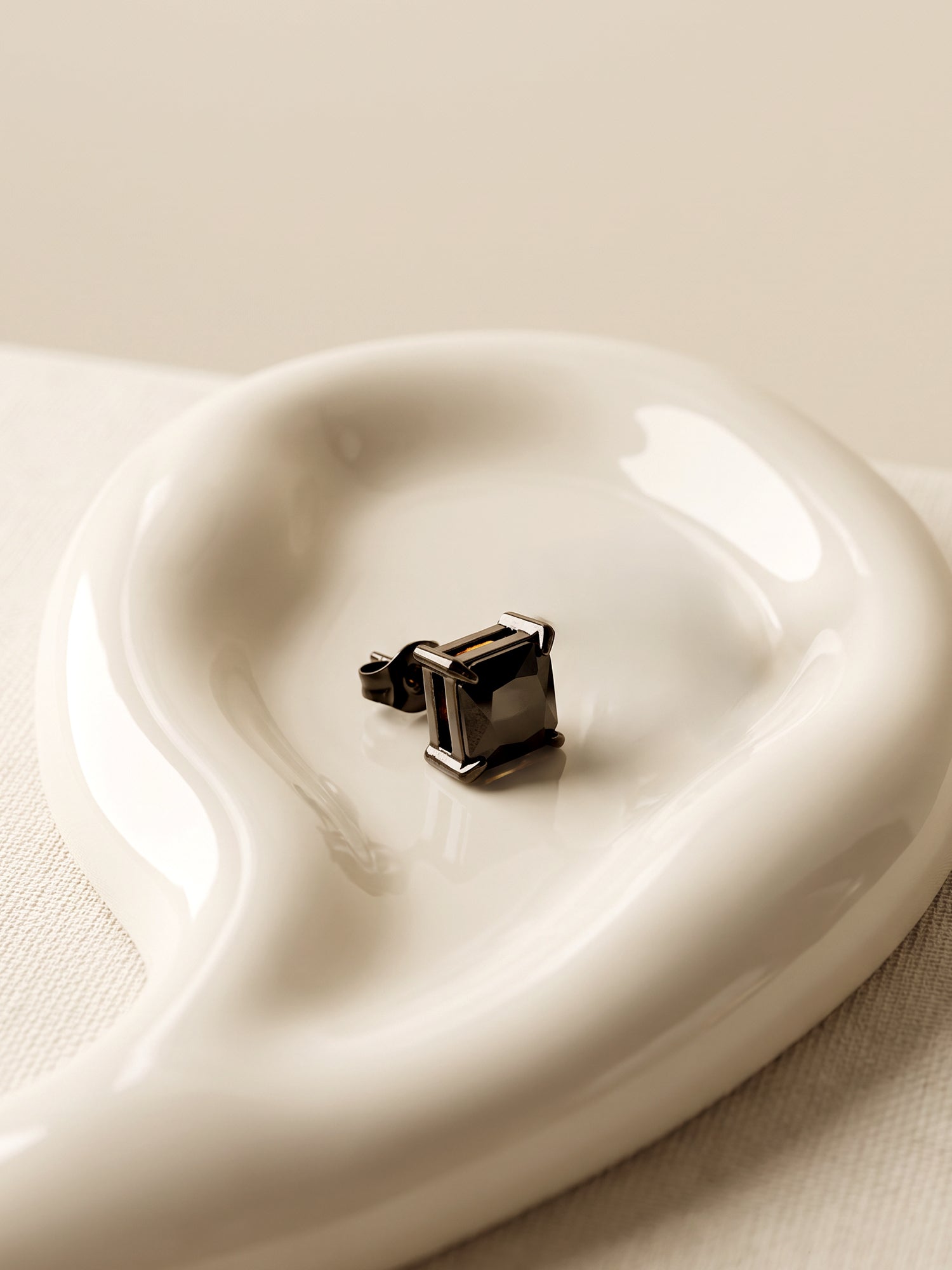 OnnMe by GIVA Styled Better Black Rhodium Stud For Men
