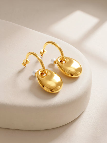 IXIA by GIVA Metropolitan Gold Plated Earrings
