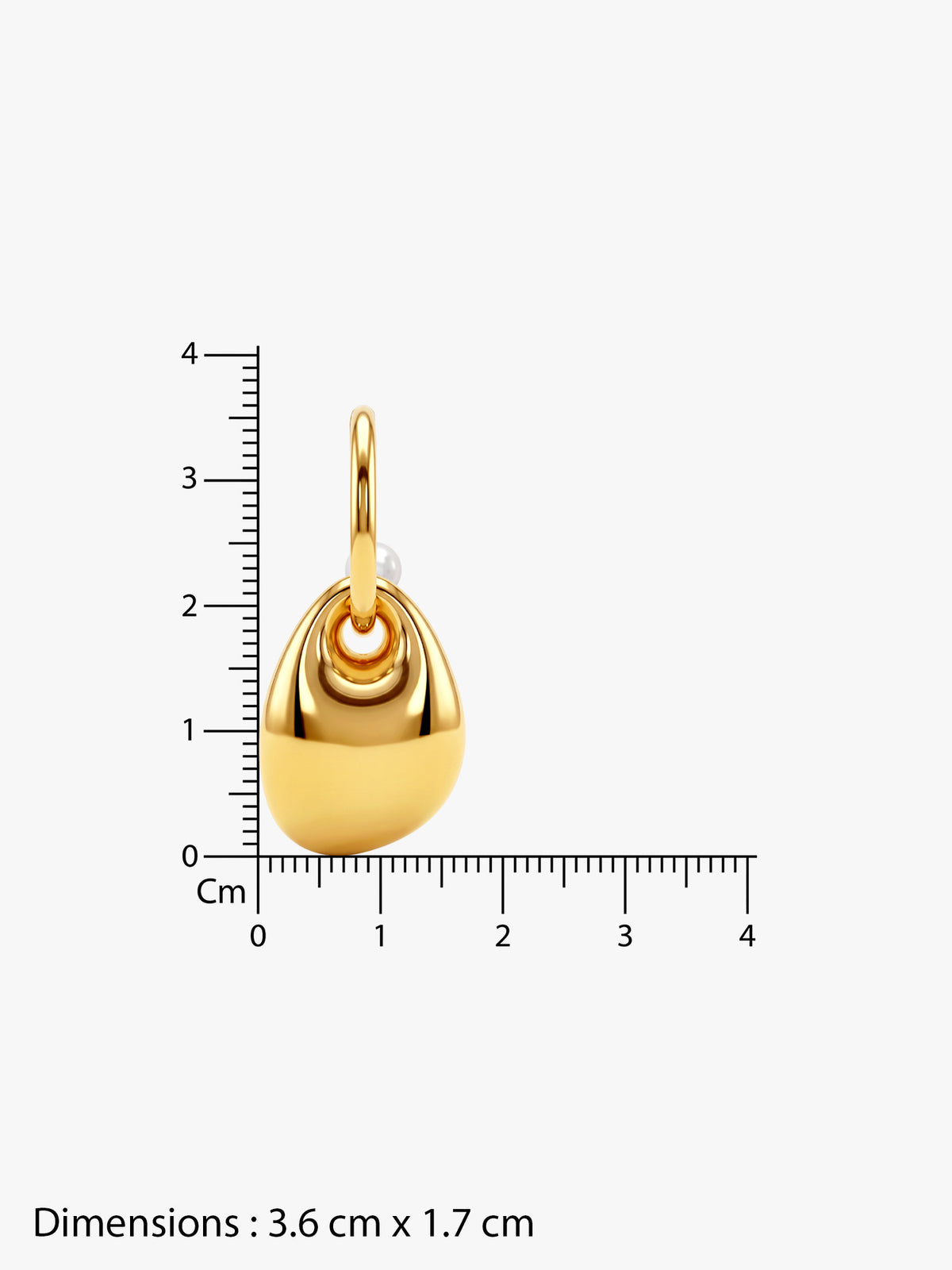 IXIA by GIVA Metropolitan Gold Plated Earrings