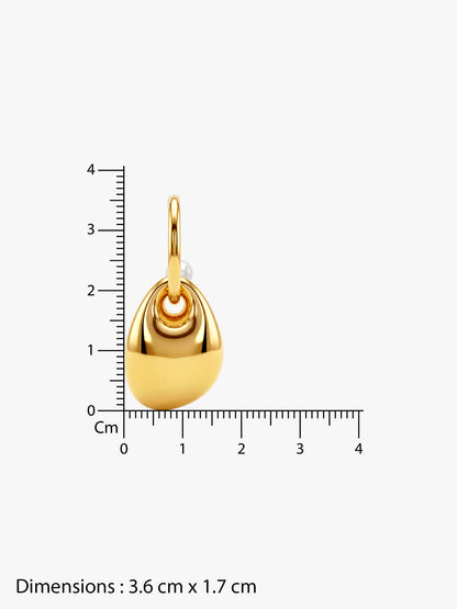 IXIA by GIVA Metropolitan Gold Plated Earrings