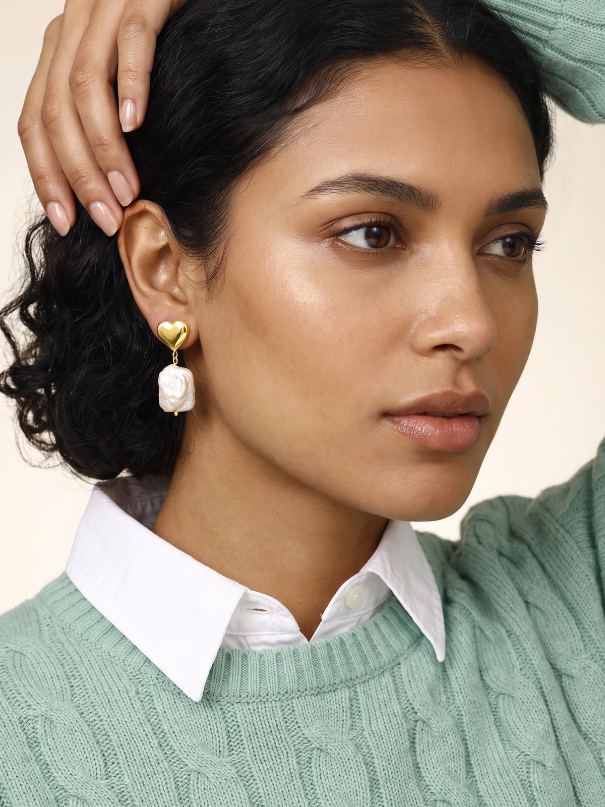 IXIA by GIVA Heras Haul Gold Plated Earrings