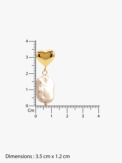 IXIA by GIVA Heras Haul Gold Plated Earrings