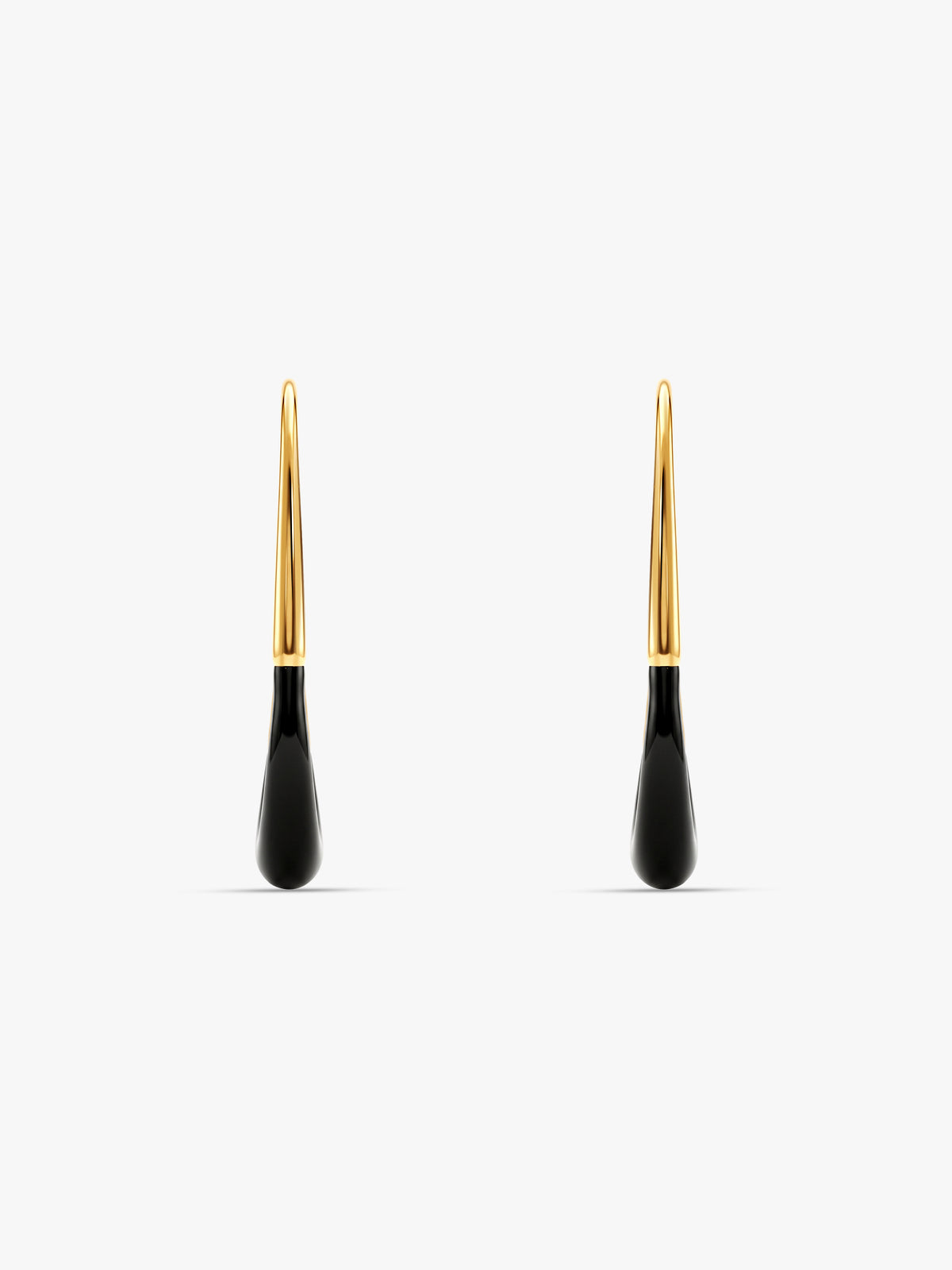IXIA by GIVA Midnight Ray Gold Plated Half Hoops