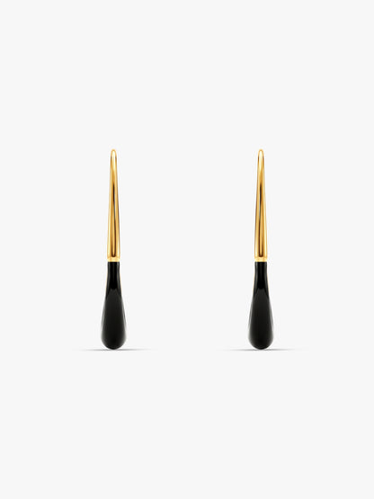 IXIA by GIVA Midnight Ray Gold Plated Half Hoops