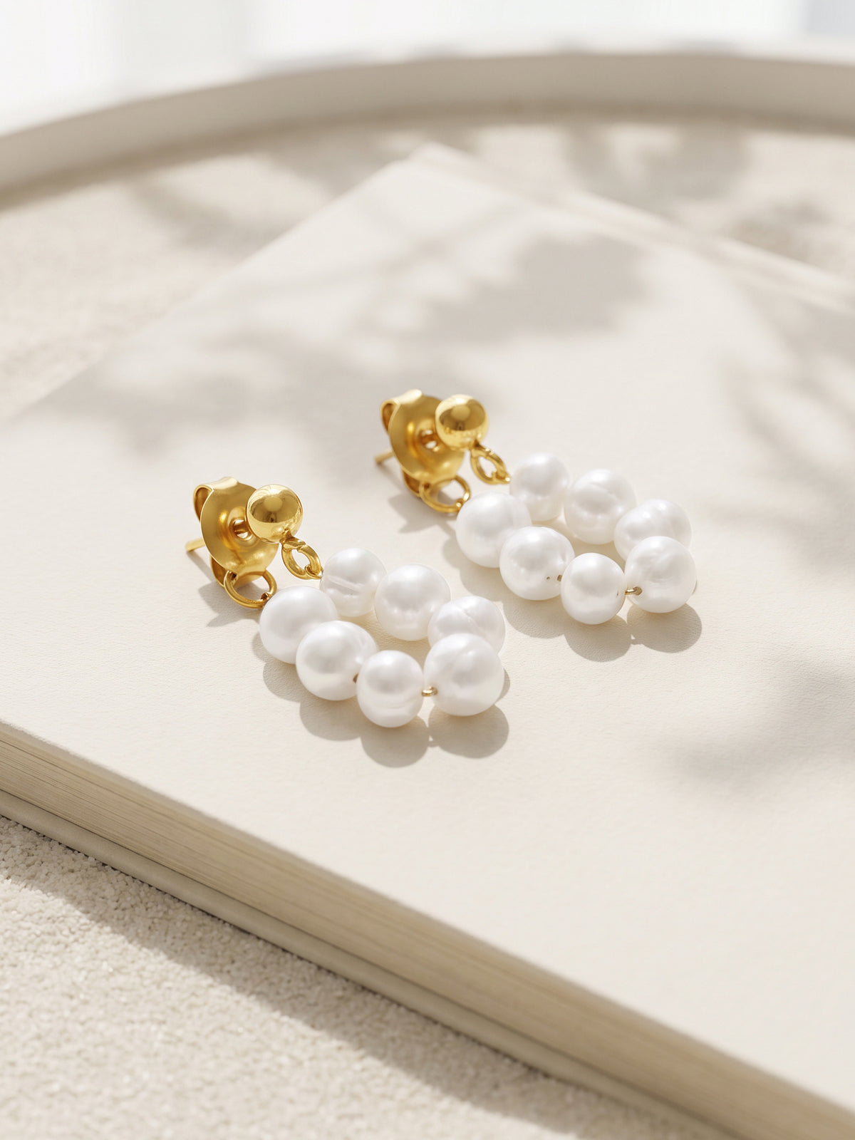 IXIA by GIVA Venus in Rising Gold Plated Earrings
