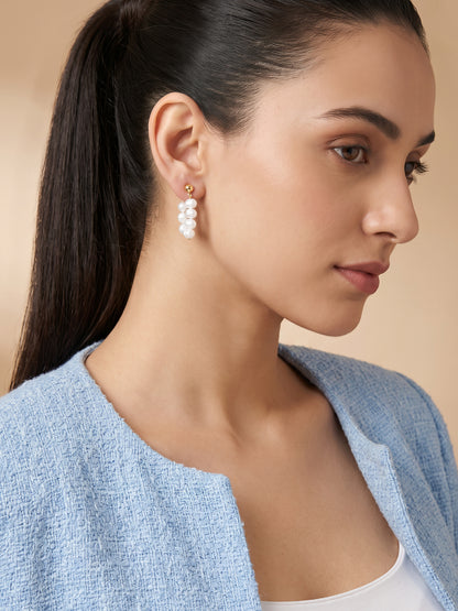 IXIA by GIVA Venus in Rising Gold Plated Earrings