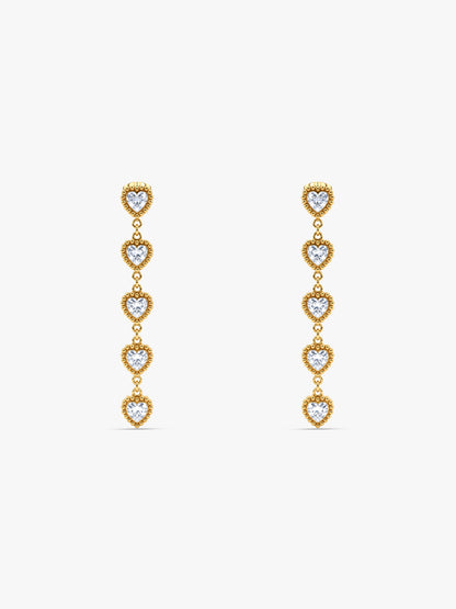 IXIA by GIVA Mood Booster Gold Plated Danglers