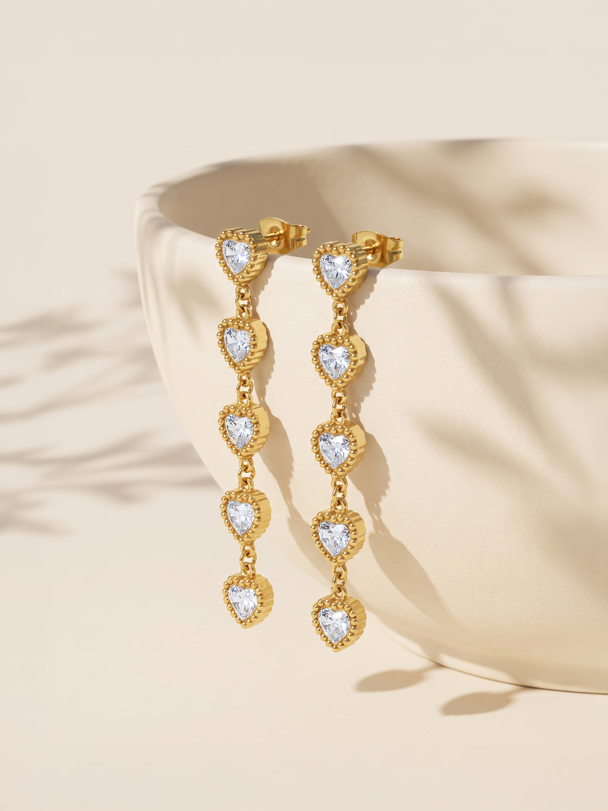IXIA by GIVA Mood Booster Gold Plated Danglers