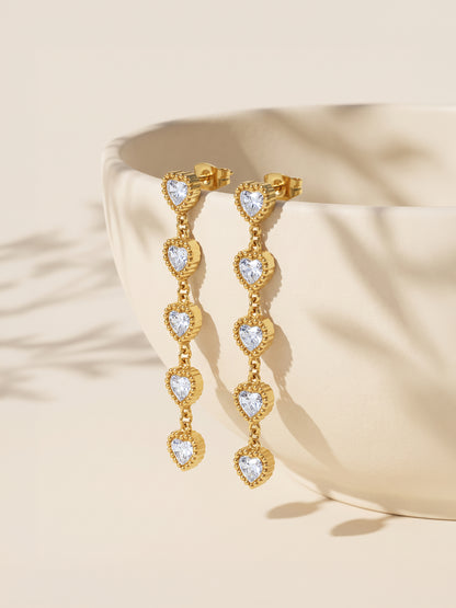IXIA by GIVA Mood Booster Gold Plated Danglers