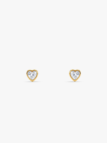 IXIA by GIVA Heartwarmer Gold Plated Earrings