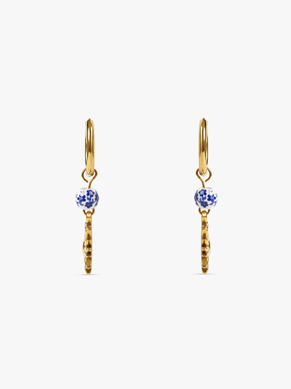 IXIA by GIVA Sunlit Aura Gold Plated Danglers