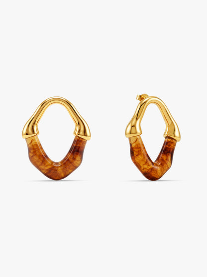 IXIA by GIVA Rich Girl Gold Plated Earrings