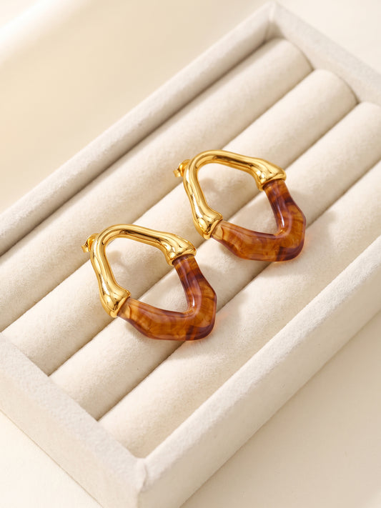 IXIA by GIVA Rich Girl Gold Plated Earrings