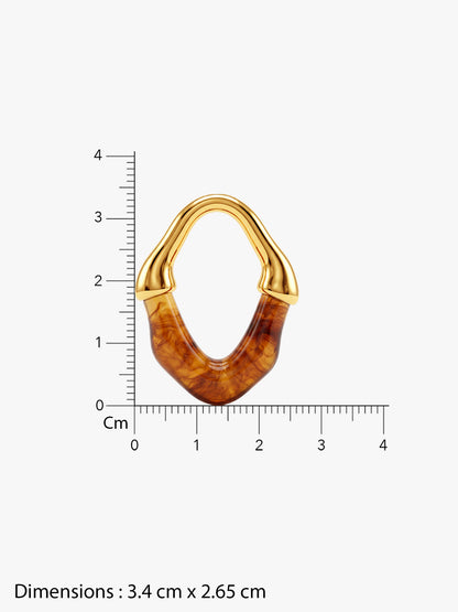 IXIA by GIVA Rich Girl Gold Plated Earrings