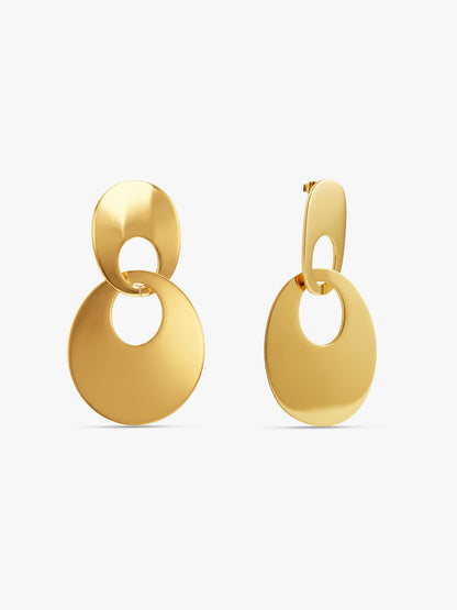 IXIA by GIVA Entwined Gold Plated Earrings
