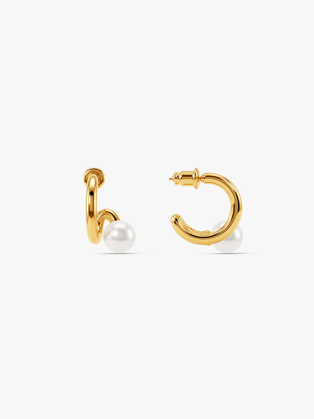 IXIA by GIVA Sparkling Ratio Gold Plated Earrings