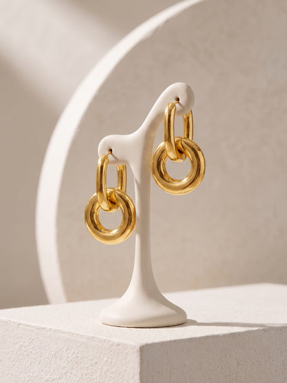 IXIA by GIVA For Keeps Gold Plated Earrings