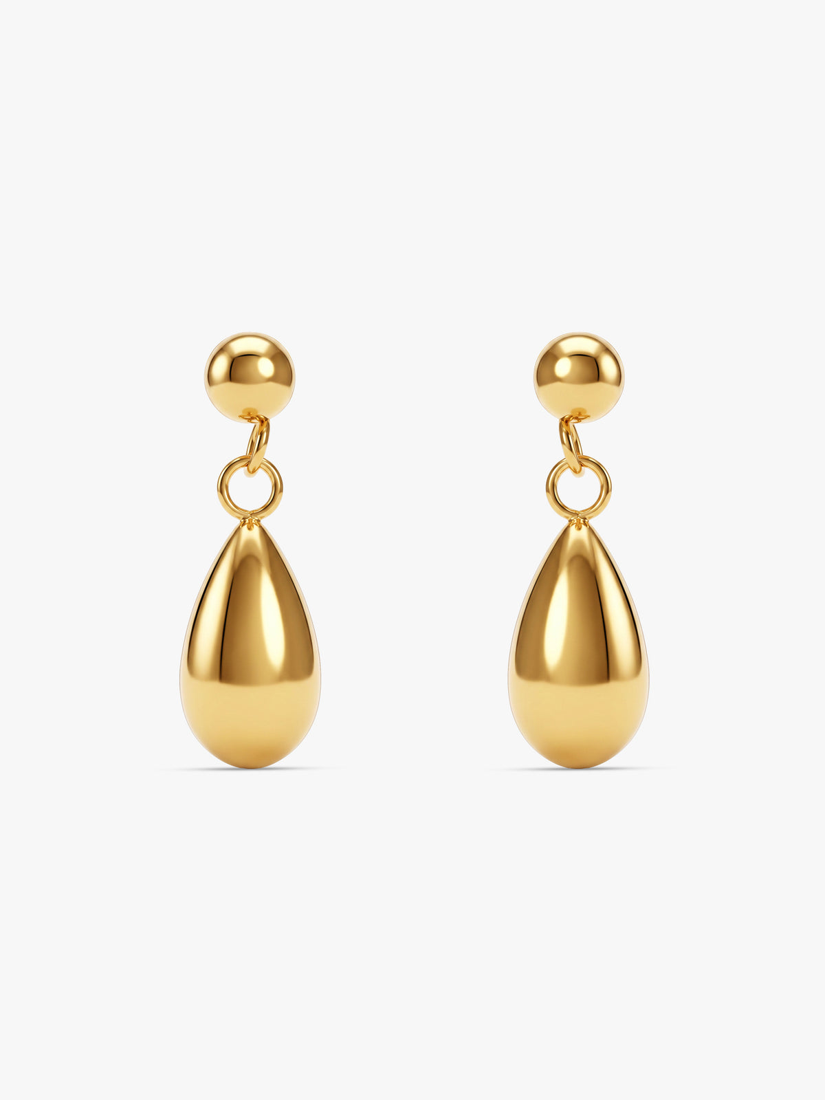 IXIA by GIVA Dripping Drop Gold Plated Earrings