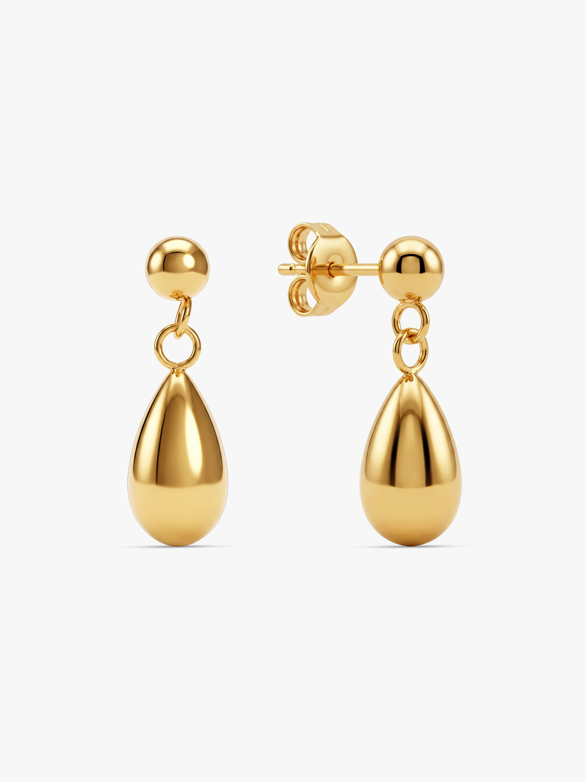 IXIA by GIVA Dripping Drop Gold Plated Earrings