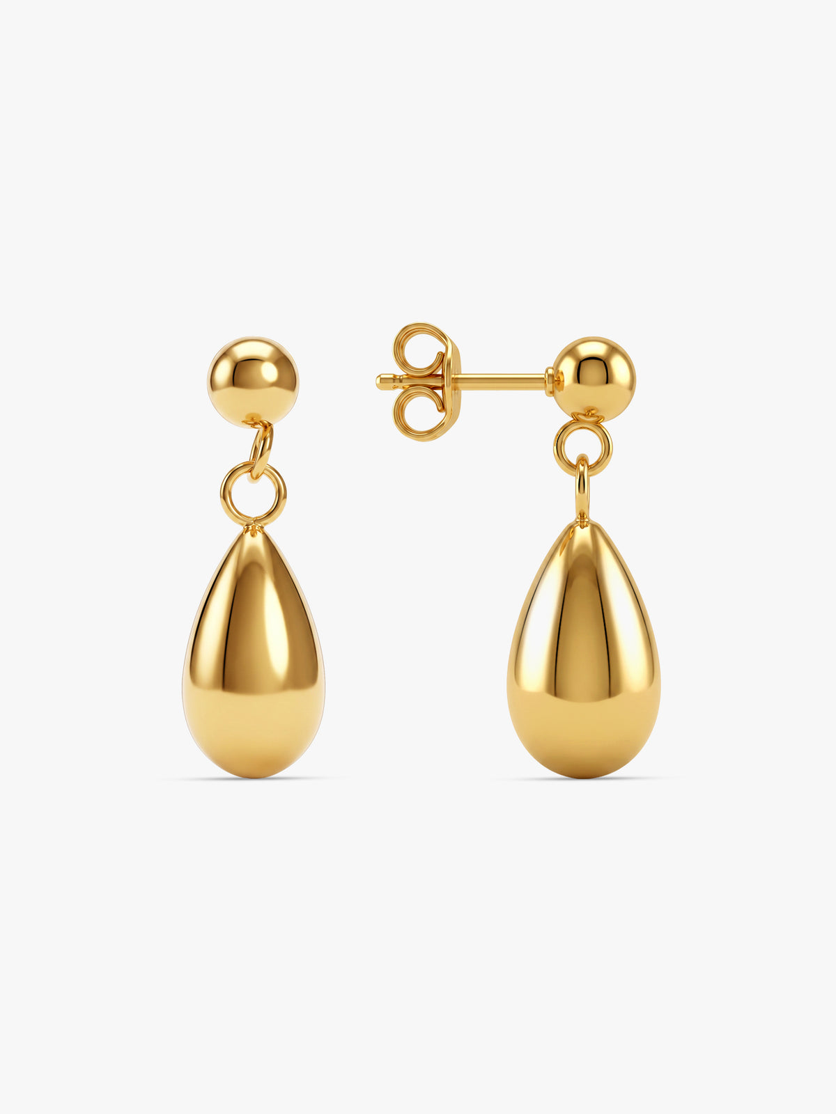 IXIA by GIVA Dripping Drop Gold Plated Earrings