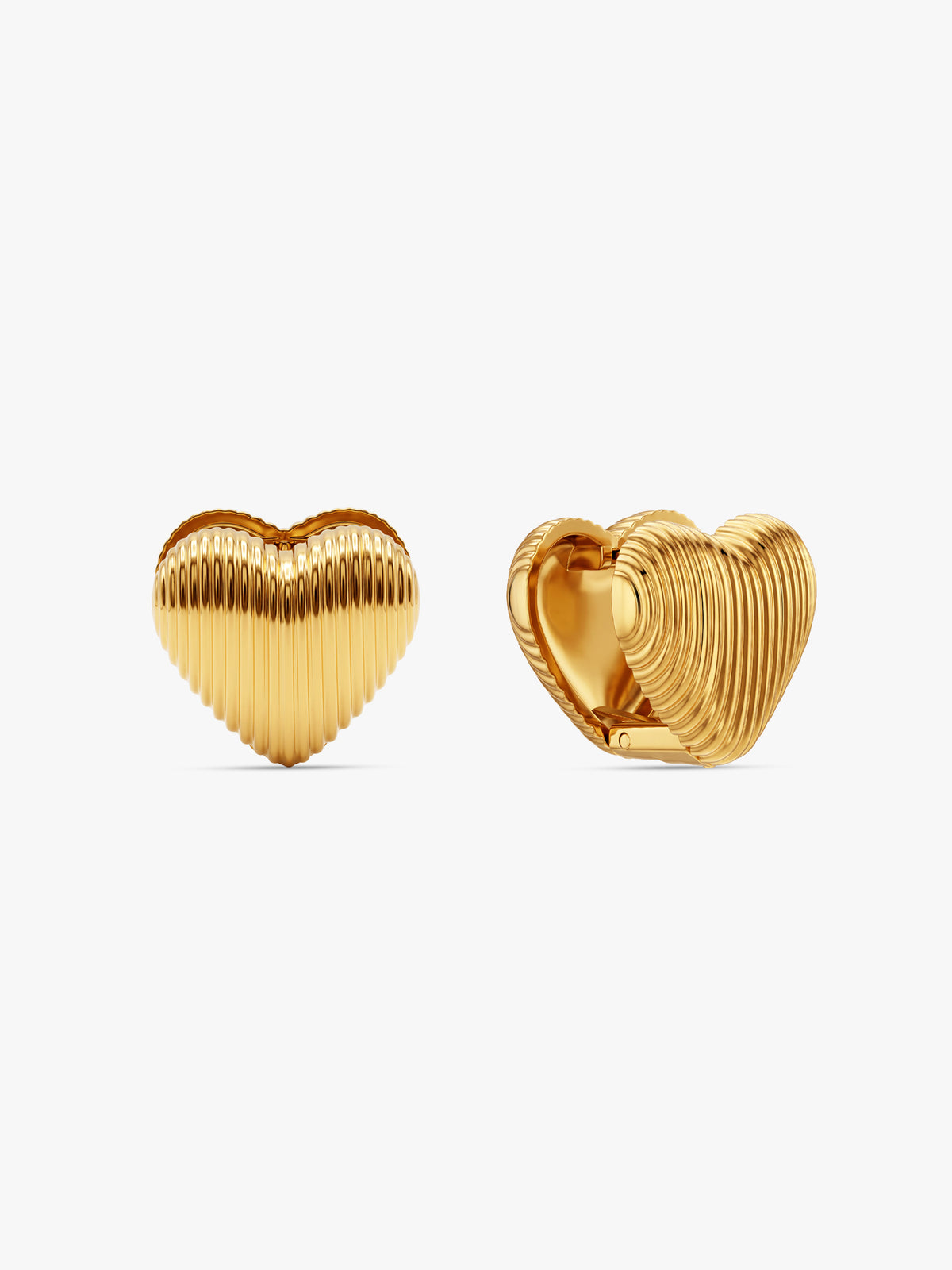 IXIA by GIVA Astro Love Gold Plated Earrings