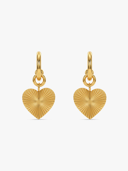 IXIA by GIVA Love Potion Gold Plated Earrings