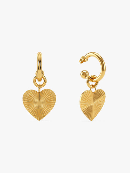 IXIA by GIVA Love Potion Gold Plated Earrings