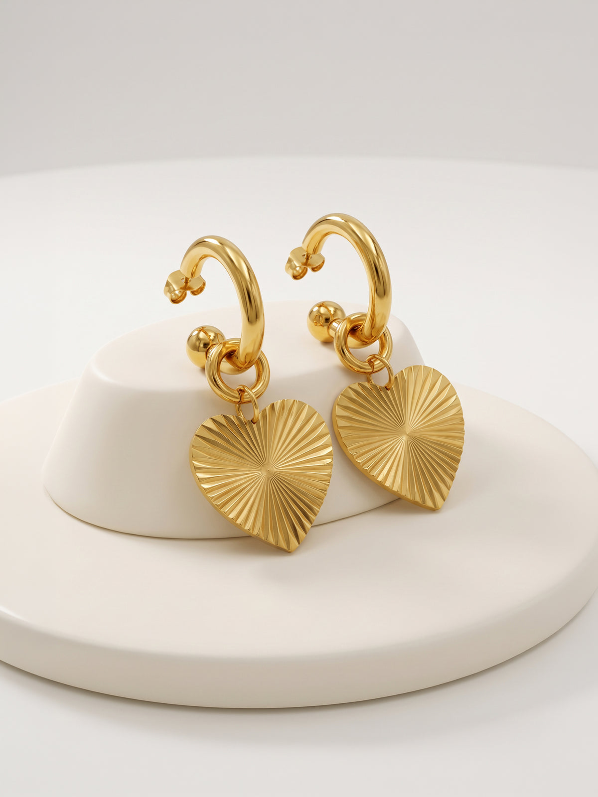IXIA by GIVA Love Potion Gold Plated Earrings