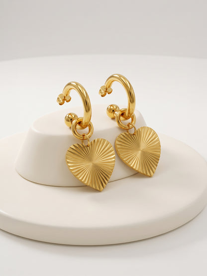 IXIA by GIVA Love Potion Gold Plated Earrings