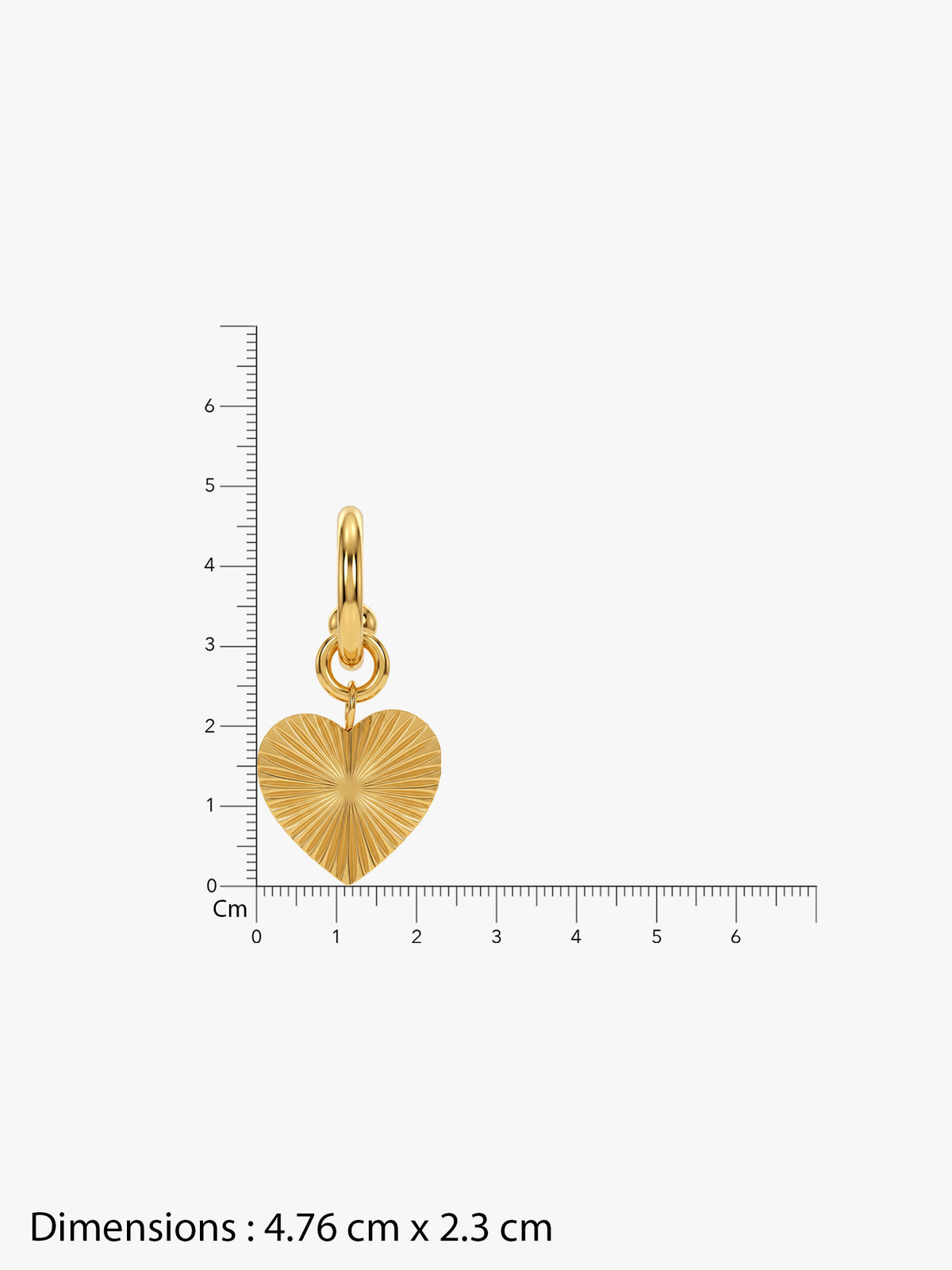 IXIA by GIVA Love Potion Gold Plated Earrings