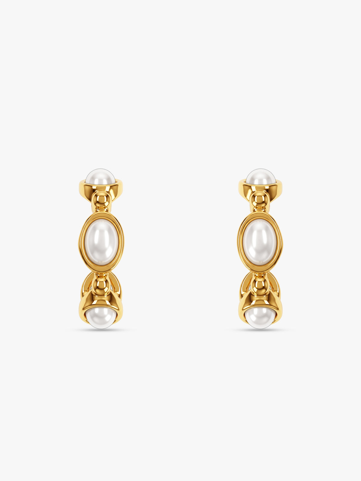IXIA by GIVA Office Crush Gold Plated Earrings
