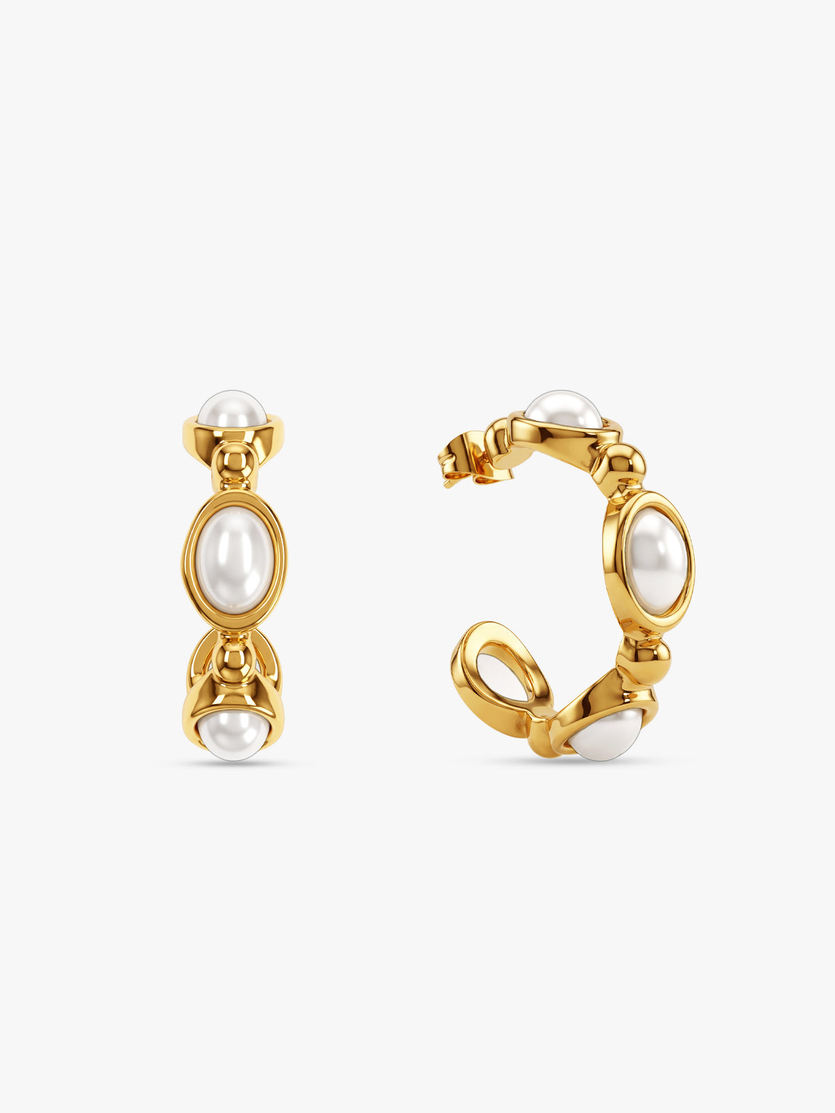 IXIA by GIVA Office Crush Gold Plated Earrings