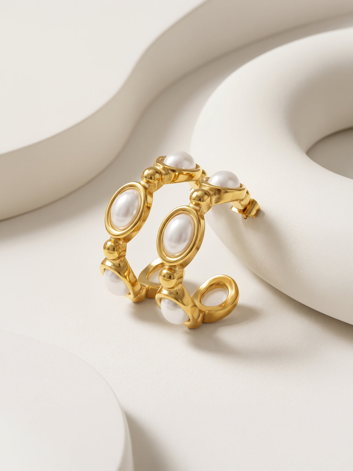 IXIA by GIVA Office Crush Gold Plated Earrings