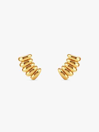IXIA by GIVA Vanity Fair Gold Plated Earrings