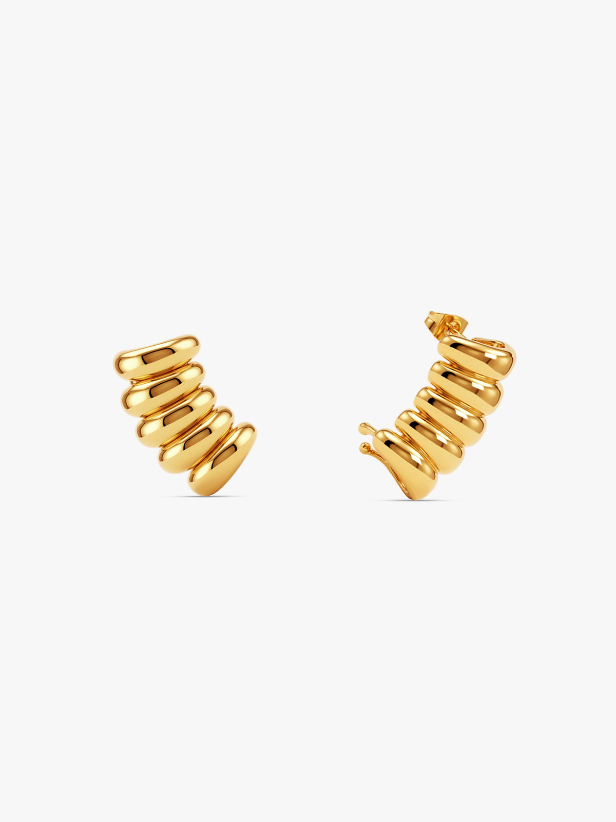 IXIA by GIVA Vanity Fair Gold Plated Earrings