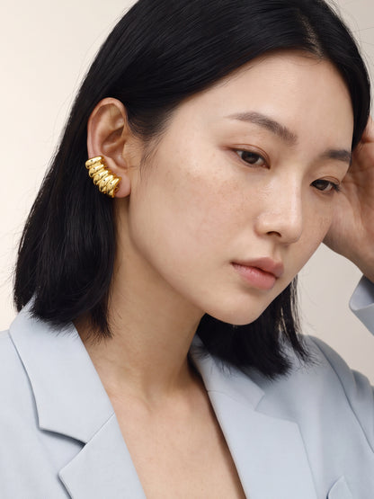 IXIA by GIVA Vanity Fair Gold Plated Earrings