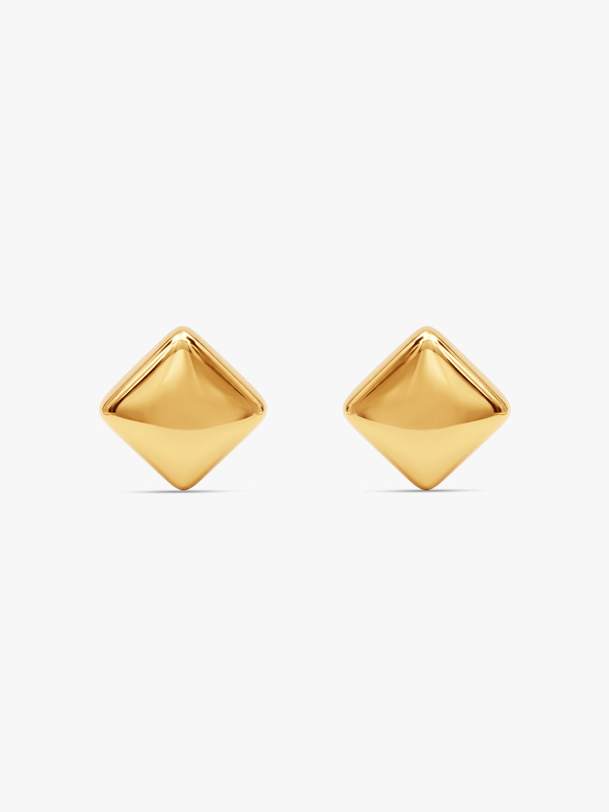 IXIA by GIVA Timeless Cube Gold Plated Studs
