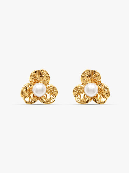 IXIA by GIVA Pearlbody Gold Plated Earrings