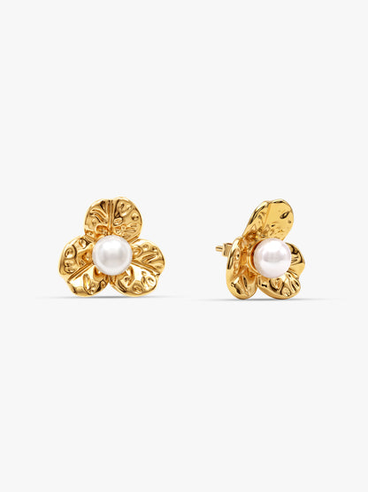 IXIA by GIVA Pearlbody Gold Plated Earrings