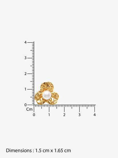 IXIA by GIVA Pearlbody Gold Plated Earrings