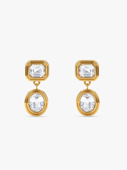 IXIA by GIVA Muse Mode Gold Plated Earrings
