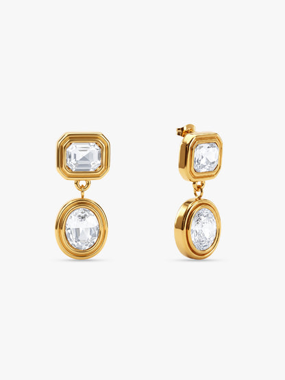 IXIA by GIVA Muse Mode Gold Plated Earrings