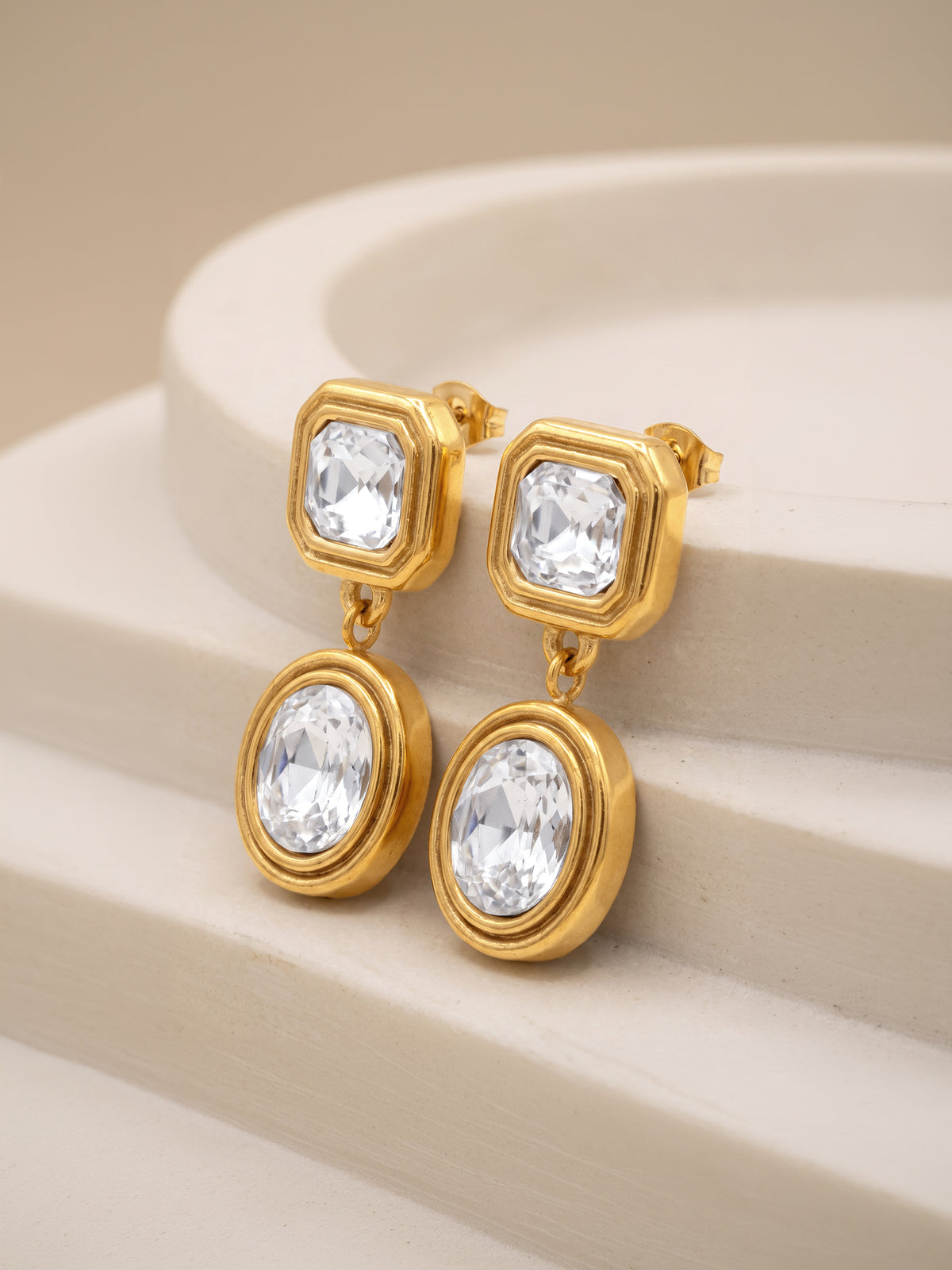 IXIA by GIVA Muse Mode Gold Plated Earrings