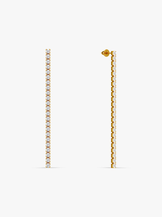  Gold Plated Glow Getter Dangler Earrings