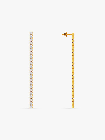 Glow Getter Gold Plated Dangler Earrings