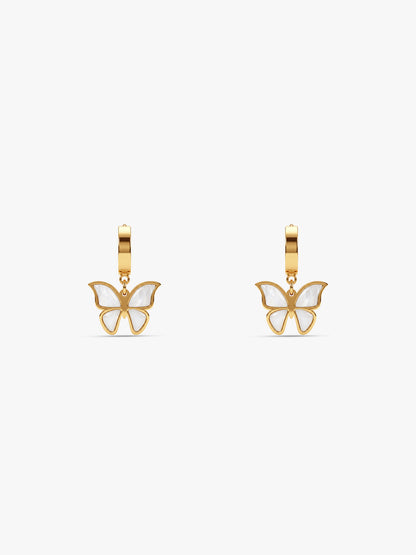 IXIA by GIVA Flutter Muse Gold Plated Earring